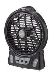 8 Inch/20cm 240V/12V Rechargeable Lithium Ion Fan with LED Lights